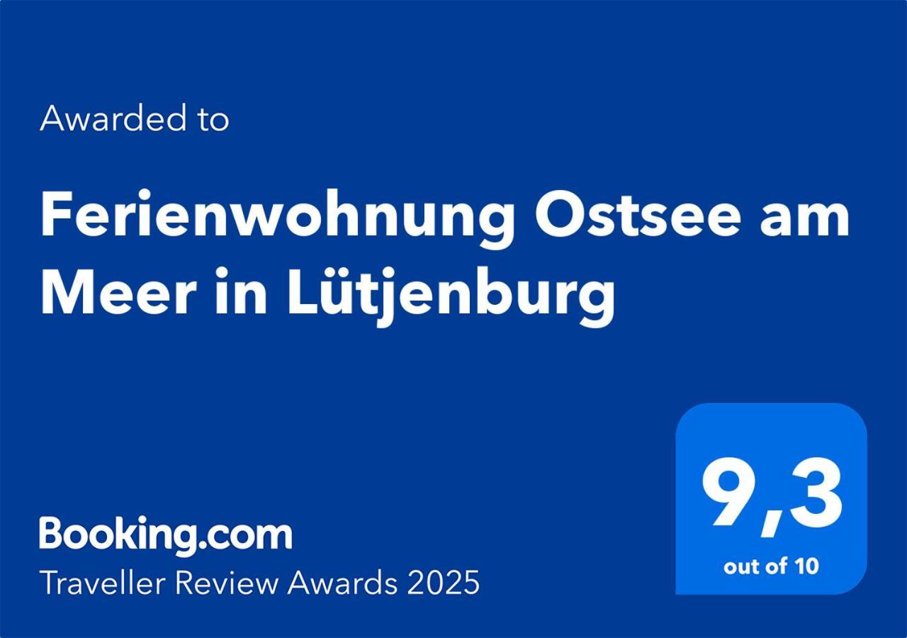 Ferienwohnung Ostsee Am Meer In Лютьєнбурґ Екстер'єр фото